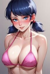 ai_generated breasts female female_only golddragonai marinette_cheng marinette_dupain-cheng miraculous_ladybug nai_diffusion solo stable_diffusion swimsuit