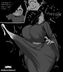 1futa corruption cum cumming_through_clothing ejaculation female_to_futa futanari futanari_transformation goth_girl huge_breasts huge_cock orgasm orgasm_face self_upload solo the_baptist_(zeblackballd) through_clothes tongue_out ze_blackball.d zeblackballd_(artist)