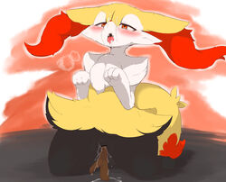 2014 anthro braixen canine censored chipar cum cum_on_face cum_string female fennec fox fur hi_res juice mammal messy nintendo nude open_mouth penetration pokémon_(species) pokemon pokemon_(species) pussy pussy_juice sitting solo stick tongue tongue_out vaginal_penetration video_games wet