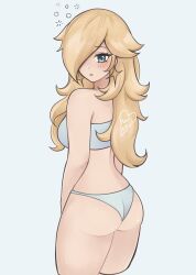 1girls ass female female_only mario_(series) nintendo princess_rosalina purrlucii sideboob solo super_mario_galaxy