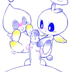 chao (sonic) from sega by exed eyes