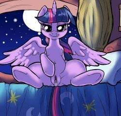 legs_apart my_little_pony teasing twilight_sparkle_(mlp) wet_pussy