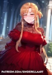 ai_generated ass_bigger_than_head big_breasts big_breasts big_butt breasts_bigger_than_head busty commission date date_night dress female heavenly_ass huge_ass huge_breasts large_ass large_breasts patreon patreon_url patreon_username pawg red_dress sinderellaart sword_art_online tease teasing teasing_viewer teen teen_girl teenage_girl teenager thick thick_ass thick_legs thick_thighs voluptuous voluptuous_female yuuki_asuna