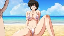 artist_request kasumi_tendo large_breasts ranma_1/2 swimsuit tagme uncensored water