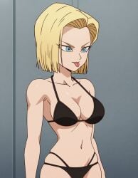 ai_generated android_18 bikini dragon_ball girl sexy