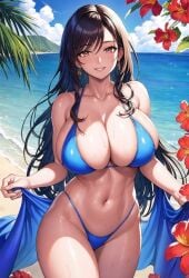 ai_generated breasts cute female female_only hair large_breasts light-skinned_female mother straight