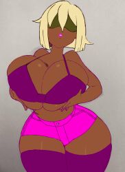 1girls 5hitzzzu big_ass big_breasts black_bra blackification boombita bra brown_hair deltarune ebonization female female_only funcu funculicious huge_ass huge_breasts kris_(deltarune) kris_female_(deltarune) large_breasts massive_breasts massive_thighs meatcuteshii pinkbobatoo short_hair shorts sketch skiddioop stereodaddy thick_thighs thighhighs undertale undertale_(series) voluptuous voluptuous_female yellow_skin