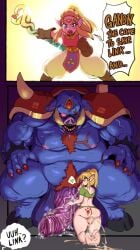 after_anal anal caught_in_the_act cum cum_in_ass cum_inside dialogue echoes_of_wisdom femboy furry ganon gay goron_symbol human interspecies light-skinned_female light-skinned_male light_skin link male male/male monster monster_on_femboy nintendo penis_size_difference princess_zelda raizengax size_difference small_penis tattoo text the_legend_of_zelda the_legend_of_zelda:_echoes_of_wisdom yaoi zelda_(echoes_of_wisdom)