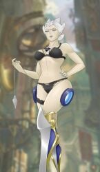 camille_ferros cyborg female league_of_legends riot_games shadrysea thick_thighs underwear video_games