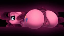 animated exposed_ass exposed_pussy looking_back_at_viewer my_little_pony pinkie_pie_(mlp) teasing