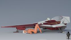 1girls 3d ahsoka_tano alien astromech_droid breasts clone_wars completely_nude dc15-a feet female female_only fully_nude jedi jedi_padawan laying_down laying_on_ground looking_at_viewer naked nipples on_back on_floor orange_body orange_skin pinup pinup_(style) pinup_girls pinup_pose simple_background solo spacecraft spaceship star_wars the_clone_wars:_season_one togruta