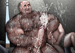 2boys arm_around_neck balding balls ballsack bara beard_stubble beefy big_penis body_hair brute_by_simon cum cum_drip cum_everywhere cum_in_face cum_in_mouth cum_on_tongue cumshot cupping_balls dilf dog_tags ejaculation erect_penis erection excessive_cum facial_hair gay gay_sex hairy_balls hairy_male happy holding_penis huge_balls huge_cock human hyper_hairy male male/male male_on_male male_only male_pubic_hair manly mature_male muscle musclegut muscles muscular_male nude_male one_eye_closed pecs penis penis_size_difference pubes scrotum size_difference spread_legs stubble tattoo tattoos testicles tongue tongue_out uncensored underwear_only veiny_penis yaoi