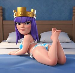 archer queen (clash of clans) from clash (series)
