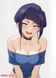 ai_generated blush breasts kyoka_jiro my_hero_academia open_mouth portrait