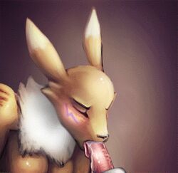 animated anthro blowjob breasts closed_eyes digimon erection fellatio female finir male oral oral_sex penis renamon sex straight tongue tongue_out_blowjob tongue_out_during_fellatio