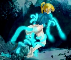 anal ass barefoot bioluminescence blonde_hair blue_eyes bodysuit cave color female hair_ribbon human looking_back metroid nintendo oral penetration phazon ponytail pussy rape samus_aran sideboob tentacle tied_hair torn_clothes triple_penetration zero_suit zero_suit_samus