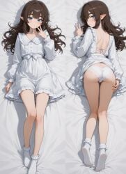 1boy ai_generated ass dress femboy otoko_no_ko panties solo trap yaoi