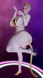 3d cellulite huge_ass huge_breasts scarlet_(ffvii) superdougie thick_thighs