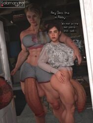 1girls 2futas 3d abigail_anderson ass big_ass big_breasts big_thighs bigger_futa bisexual bisexual_female breasts chest curvaceous curvy curvy_figure dickgirl dickgirl/female dina_(the_last_of_us) ellie_(the_last_of_us) ellie_williams female futanari height_difference hips hourglass_figure huge_thighs intersex intersex/female large_thighs larger_futa legs light-skinned_female light-skinned_futa light_skin naughty_dog olive_skin salamandraninja shorter_futa size_difference slim slim_figure slim_waist smaller_futa straight tall tall_futa taller_futa tan-skinned_female tan_body tan_skin the_last_of_us the_last_of_us_2 thick thick_hips thick_legs thick_thighs voluptuous voluptuous_female voluptuous_futa wide_hips wide_thighs