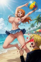 nami (one piece) from one piece by aistuffo