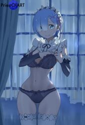 rem (re:zero) from re:zero kara hajimeru isekai seikatsu by priestofart