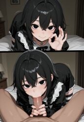 ai_generated blowjob cosplay fellatio femboy otoko_no_ko trap yaoi