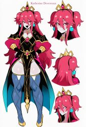ai_generated female female_only katherine_devereaux kortai novelai original_character princess reference_sheet tagme