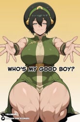 toph bei fong from avatar the last airbender by illumaru
