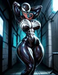1girls ai_generated alien alien_girl alien_humanoid animated big_ass big_breasts big_thighs black-skinned_female black_body black_skin breasts chest curvaceous curvy curvy_figure dark-skinned_female dark_skin digital_media_(artwork) female female_only gif hips huge_ass huge_breasts huge_thighs humanoid jadegretz klyntar large_ass large_breasts large_thighs legs marvel marvel_comics mature mature_female sharp_teeth she-venom slim_waist symbiote thick thick_hips thick_legs thick_thighs thighs venom_(marvel) voluptuous waist white_eyes wide_hips