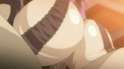 2d animated ass cowgirl_position dat_ass huge_ass kuro_ai miyabi_(kuro_ai) murakami_teruaki penis testicles uncensored