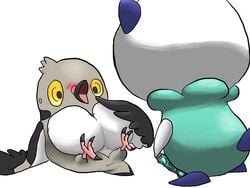 avian bird kakuheiki nintendo oshawott pidove pokemon pokemon_(species) video_games