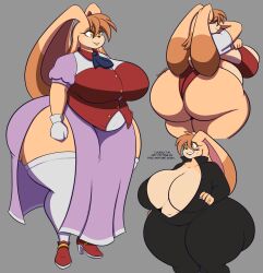 vanilla the rabbit from sonic (series) by dewwydarts