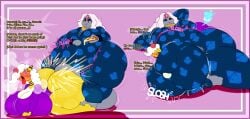 1boy 1girls ampharos ass_expansion balls balls_expansion big_ass big_breasts big_butt breasts diancie digestion female female_prey game_freak generation_2_pokemon generation_6_pokemon huge_ass huge_balls huge_breasts huge_butt hyper hyper_balls hyper_belly hyper_breasts hyper_butt hyper_thighs karen_(mobiustheice) male male/female male_pred mega_ampharos mega_diancie mega_morgan_(mobiustheice) mobiustheice morgan_(mobiustheice) nintendo pokemon pokemon_(species) post-vore post-vore_weight_gain uber_tier_boyfriend_(mobiustheice) vore weight_gain yellow_body