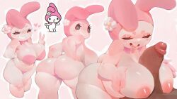 my melody from sanrio by huhujujuy