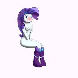 boots equestria_girls female female_only friendship_is_magic human humanized my_little_pony nude rainingskys rarity_(eg) smooth_skin solo