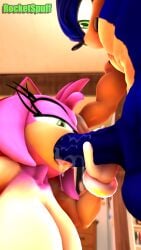 amy rose from sega by rocketspuff