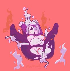 big_breasts breasts chubby_female commission female gangbang ghastling_(grimm's_hollow) ghost ghost_girl gray_hair grimm's_hollow instant_loss lavender_(grimm's_hollow) male oofrowdy penis pubic_hair pubic_stubble pussy ripped_pants small_dom_big_sub small_penis swirl_pattern vaginal_penetration