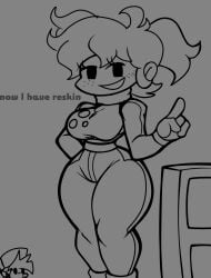 d-side girlfriend from fnf by mrdrezq