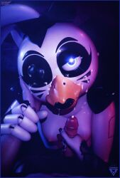 glamrock chica (fnaf) from five nights at freddy's by mrcourage616