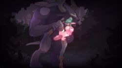 1080p 1boy 1girls animated big_breasts boots bouncing_breasts consensual cum cum_in_pussy cum_inside dusk_(tamer_vale) elf elf_female female feral feral_on_female green_hair interspecies interspecies_creampie interspecies_sex karnedraws leg_grab moaning monster monster_on_female monster_penetrating pixel_animation pixel_art rogue shorter_than_30_seconds shorter_than_one_minute sound tagme tamer_vale thick_thighs vaginal vaginal_penetration video