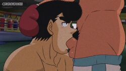 audio bara big_penis boner boxing boxing_gloves boxing_ring cock dick erection fellatio gay hajime_no_ippo kuroubojin makunouchi_ippo male male_only mamoru_takamura moaning muscles oral oral_sex penis sound sound_effects sucking_penis tagme video yaoi