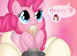 cute duo earth_pony equine fellatio female friendship_is_magic fur male my_little_pony oral oral_sex penis pinkie_pie_(mlp) pony sex straight_hair xaigatomon