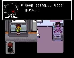 kris (deltarune) from deltarune by bladedbard