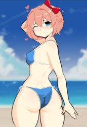 sayori (doki doki literature club) from doki doki literature club by thefishart