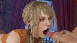 3d all_the_way_to_the_base animated ashley_graham ashley_graham_(ella_freya) balls bent_over big_breasts big_cock big_penis blonde_female blonde_hair bouncing_breasts breasts deepthroat deepthroat_no_hands exposed_breasts face_fucking female forced_oral gagging gagging_noise gagging_on_penis grabbing_balls grabbing_balls_with_one_hand grabbing_head green_eyes hand_on_balls hand_on_head hand_on_head_blowjob huge_cock light-skinned_female light-skinned_male lm19 looking_at_viewer male mouth_full_of_cock mouth_stuffed mouth_wide_open on_all_fours open_mouth oral oral_penetration oral_sex partially_clothed partially_clothed_female penis resident_evil resident_evil_4 resident_evil_4_remake rough_oral saliva saliva_trail shirt_up short_video shorter_than_30_seconds sound stockings stuffed_mouth tagme throat_fuck throat_noise throat_penetration thrusting_into_mouth torn_stockings video