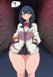 takarada rikka from ssss.gridman by amiamia