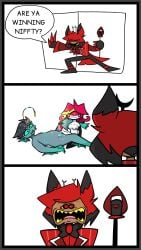 alastor (hazbin hotel) from hazbin hotel by dancingshadow5