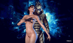 3d commander_shepard femshep garrus_vakarian mass_effect mass_effect_3 source_filmmaker turian uncensored vittorio