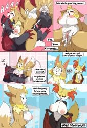 delphox from nintendo by fuf