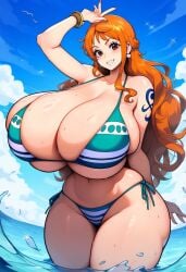 ai_generated dan16369336 female female_only nami nami_(one_piece) one_piece shonen_jump shueisha tagme twitter_link weekly_shonen_jump weekly_shounen_jump